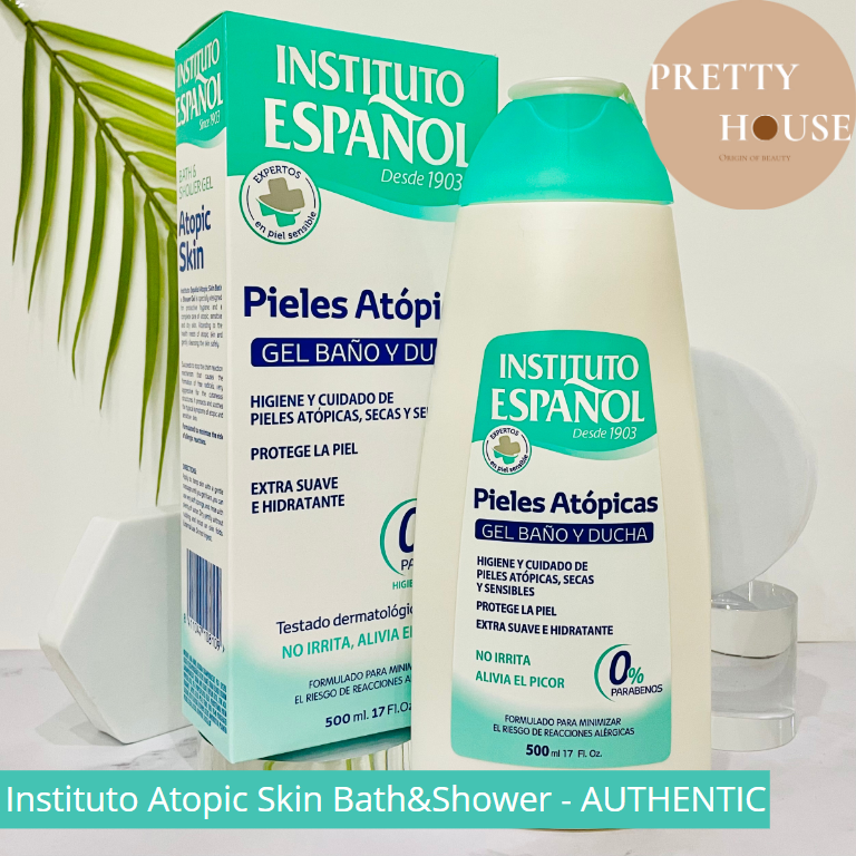 [CHÍNH HÃNG PHÒNG KHÁM DA]Sữa tắm dạng Gel Instituto Espanol Atopic Skin Bath and Shower Gel cho da 