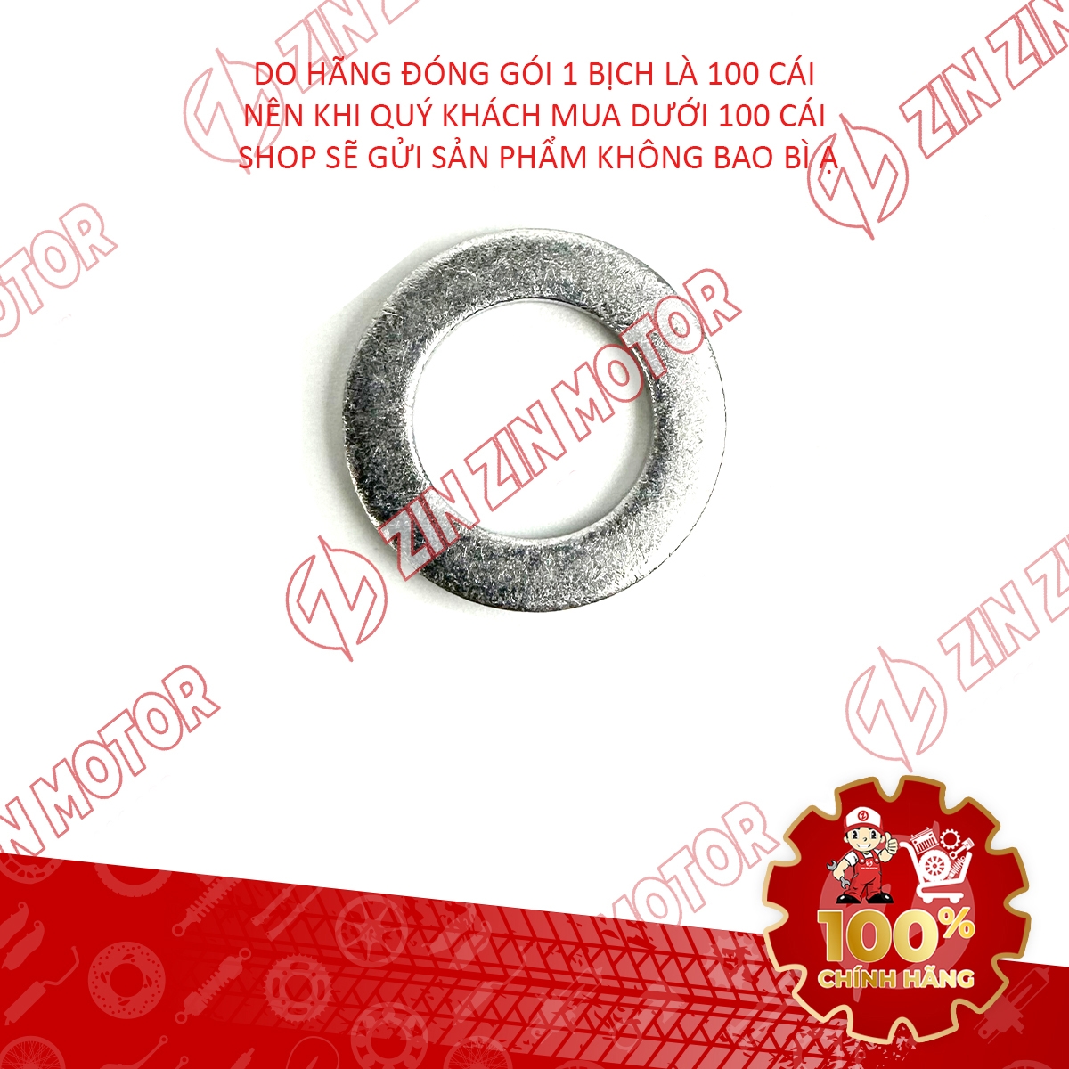 Lông Đền Ốc Xả Nhớt Máy Xe SH Mode 2020 2021 2022 2023 2024 12MM 94109-12000 Chính Hãng - ZZM