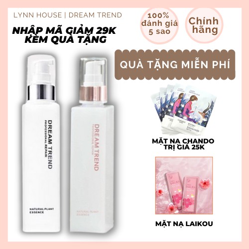 [Hcm]Combo Dưỡng Tóc Aha Hồng + Trắng Dream Trend