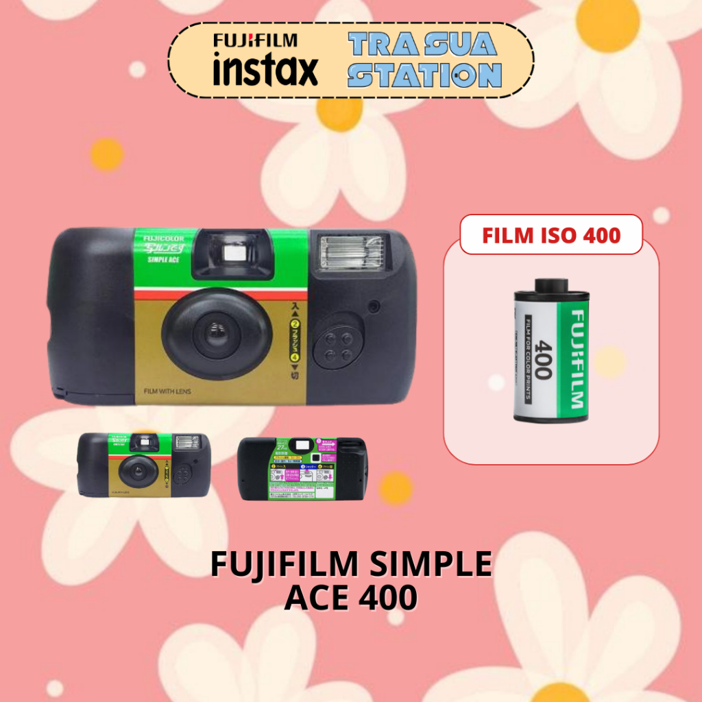 Máy ảnh chụp 1 lần FujiFilm Simple Ace 400 - 27 kiểu ảnh (date 2025)