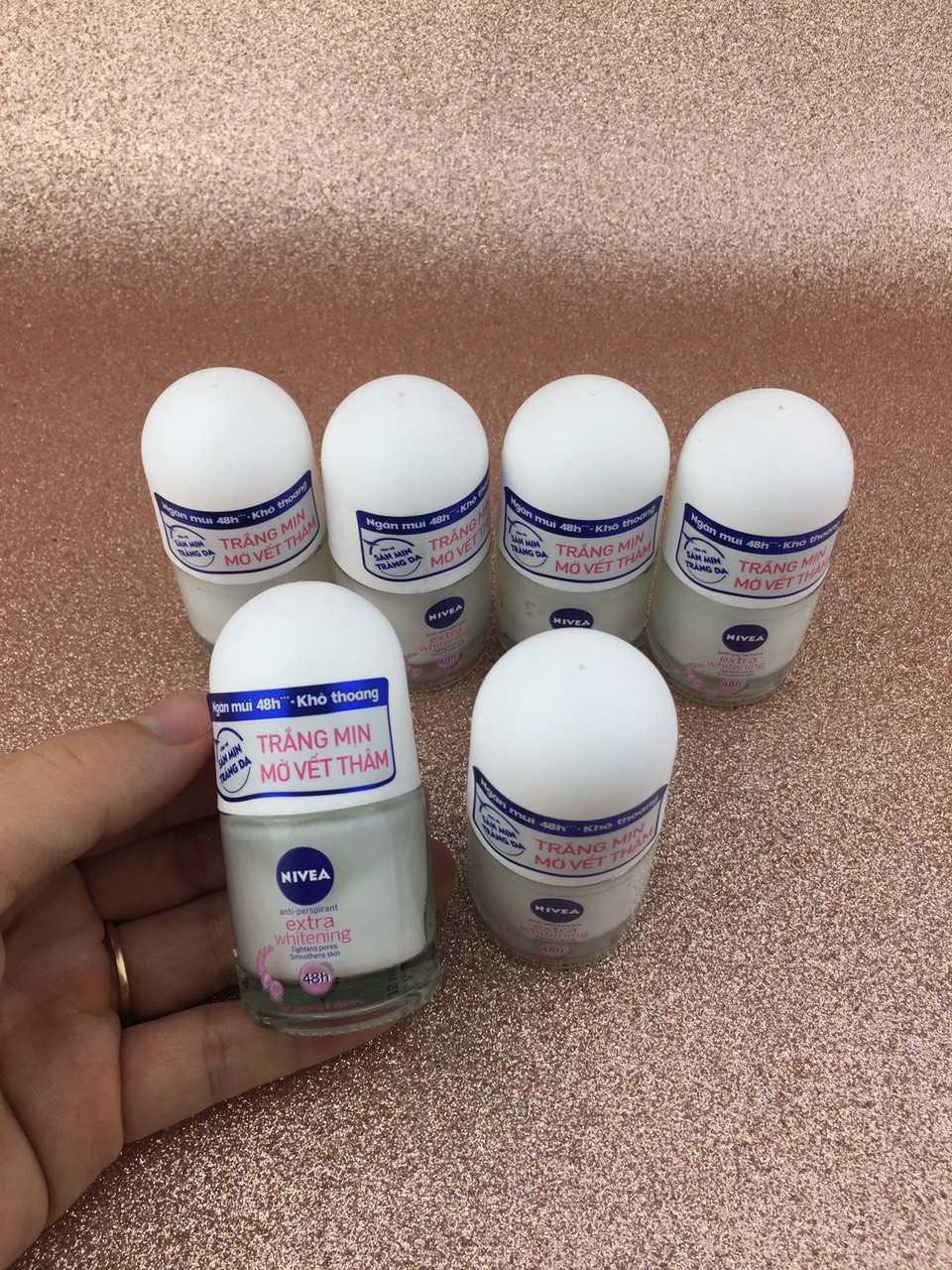 Combo 6 Lăn Khử Mùi Nivea 12Ml