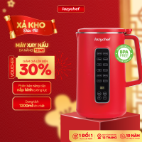 Máy làm sữa hạt đa năng 12in1 Lazychef máy xay sinh tố máy xay nấu sữa hạt mini máy nấu cháo chậm và soup đa năng chất liệu inox cao cấp