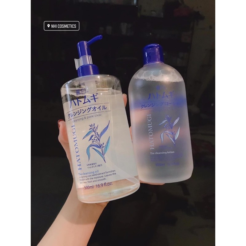 💦 Nước Tẩy Trang Hatomugi 500Ml