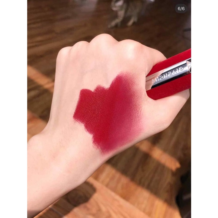 Son Givenchy Le Rouge Deep Velvet Màu 37 Rouge Graine - Bản Vỏ Nhung