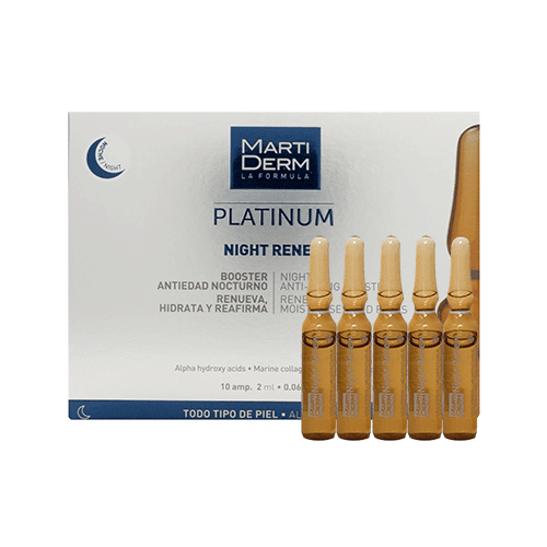 [Martiderm] Ampoule Chống Lão Hoá & Tái Tạo Da Ban Đêm - Martiderm Platinum Night Renew