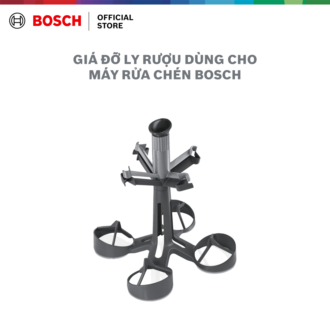 Giá đỡ ly rượu dùng cho máy rửa chén Bosch (4 ly) 791039