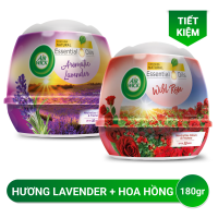 Sáp thơm phòng Air Wick chứa tinh dầu tự nhiên khử mùi tức thì hương thơm tươi mát cả ngày 180g