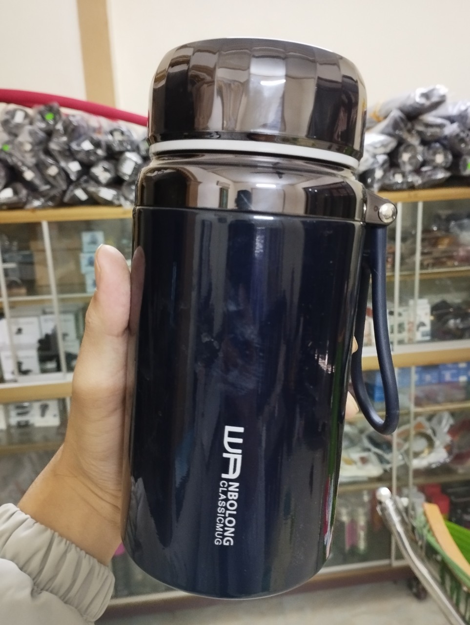 Bình giữ nhiệt kim cương BAOL WL31 inox 304 nóng lạnh cao cấp siêu bền giữ nhiệt 8 đến 12h dung tích