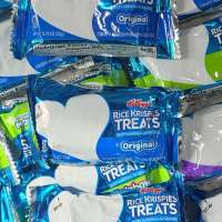 (Hàng Mỹ) Bánh cốm gạo giòn Rice Krispies Treats – 3 vị: Original truyền thống Rainbow kẹo sắc màu Chocolatey Drizzle socola phủ - Mềm dẻo Giòn rụm Ngọt dịu Dễ ăn