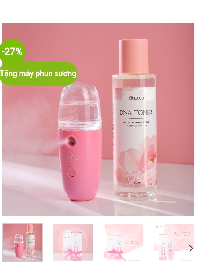 Nước Toner Mới Bổ Sung Dna Dưỡng Ẩm Trắng Da Chính Hãng 100%