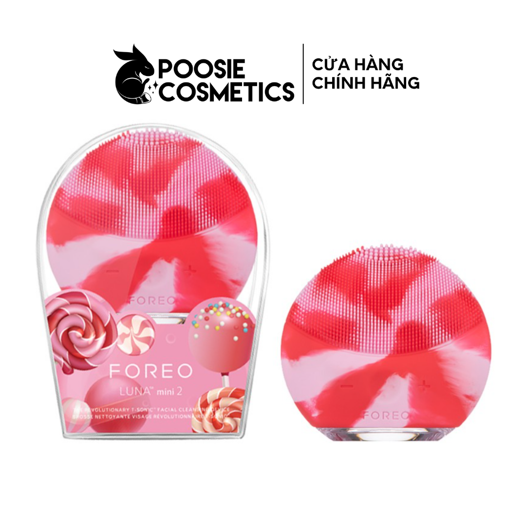 [HCM]Máy Rửa Mặt Foreo Luna Mini 2 Pink Lollipop Limited Edition