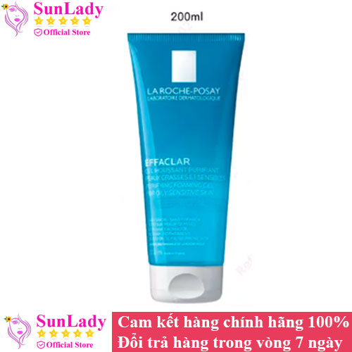 Sữa rửa mặt cho da dầu mụn Nhạy Cảm La Roche Posay Effaclar Chính hãng - Gel rửa mặt cho da dầu mụn