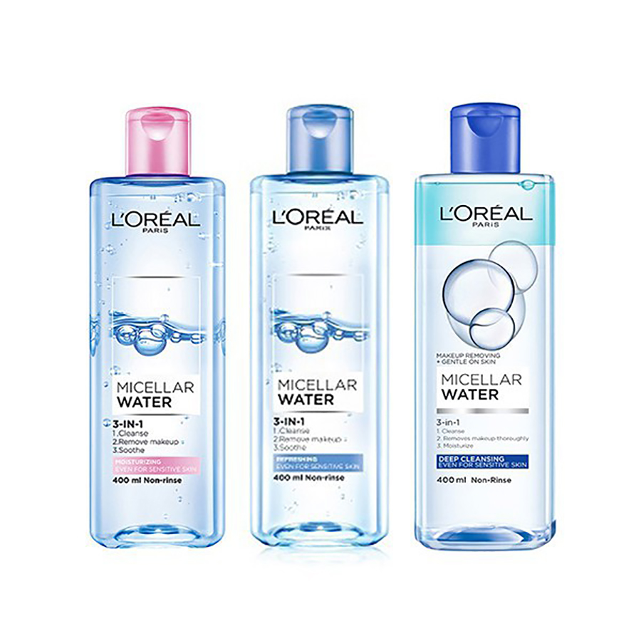 Nước tẩy trang Loreal – LOreal Paris 3-in-1 Micellar Water 400ML Nước tẩy trang Loreal – LOreal Paris 3-in-1 Micellar Water 400ML