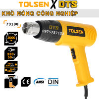 Máy khò nhiệt TOLSEN | Máy khò màng co 2000W chính hãng 79100 full phụ kiện dùng để dán decal phim cách nhiệt ô tô xe máy khò hơi nóng máy khò nóng điều chỉnh nhiệt độ
