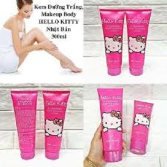 Kem Dưỡng Trắng Da Hello Kitty L Glutathione Moist Whitening Lotion Spf70+++