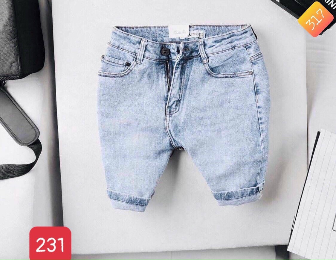 quần short jean nam xanh đẹp nhiều mẫu mới hotquần jean nam ngắnquần bò jean nam thời trang giá rẻ TM.FASHION