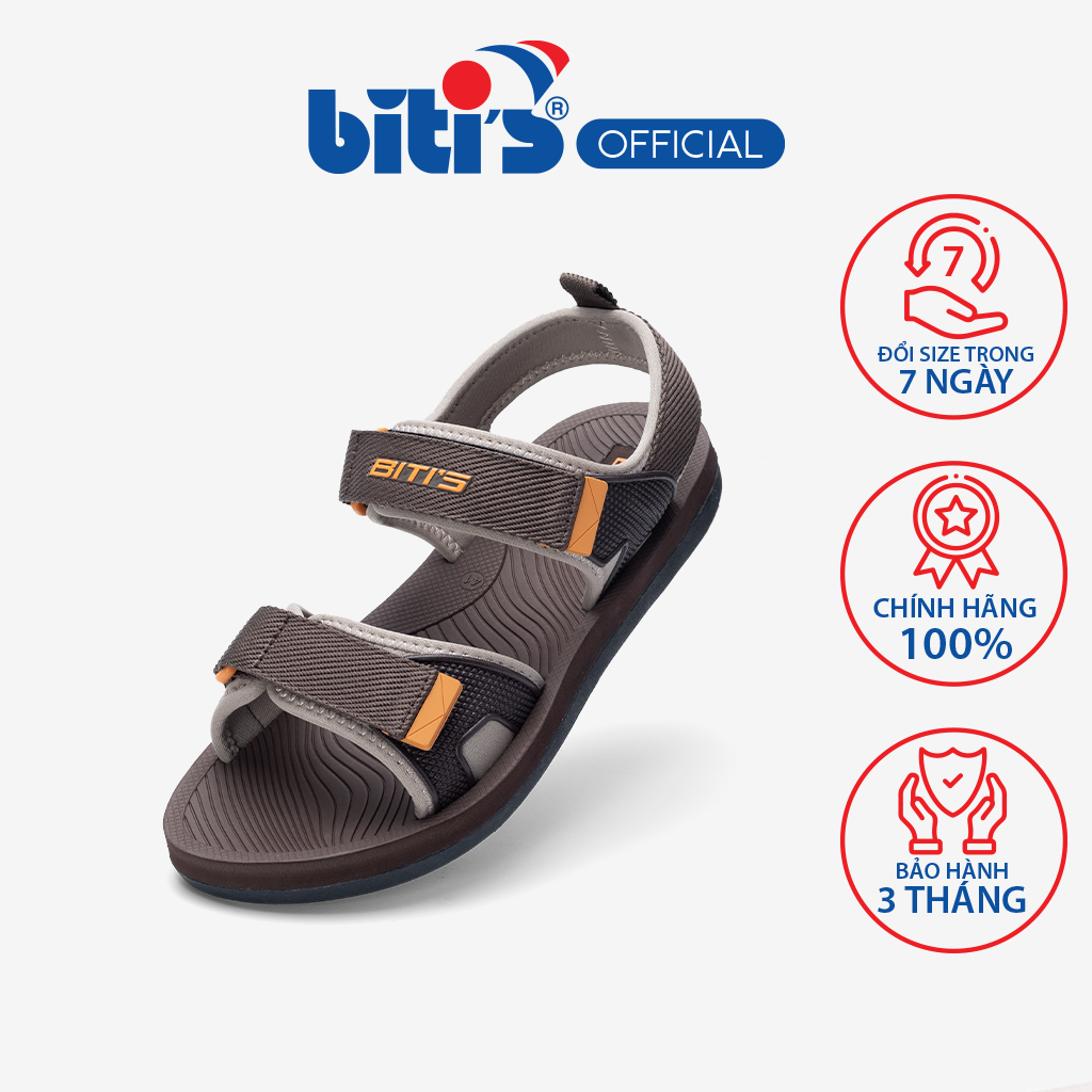 Sandal Bitis Nam Màu Nâu BXM001400NAU