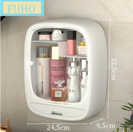 [ SANG TRỌNG ] Kệ Mỹ Phẩm ❤️SIÊU PHẨM❤️ Tủ Đựng Mỹ Phẩm Treo Tường Chống Bụi Không Thấm Nước Đa Năng Tiện Lợi