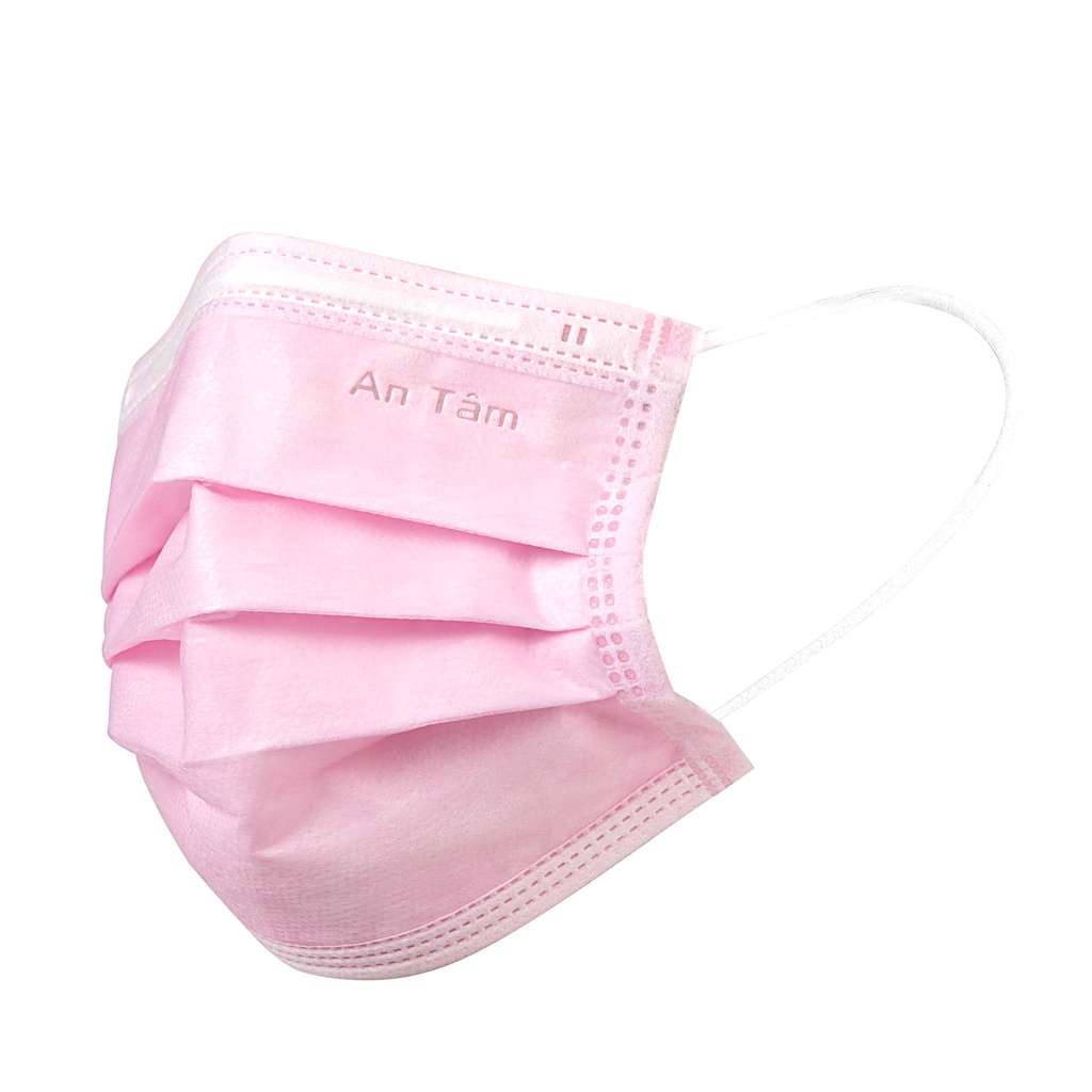 Set 100 cái - Khẩu trang y tế trẻ em kháng khuẩn 4 lớp dày dặn họa tiết dễ thương chính hãng An Tâm