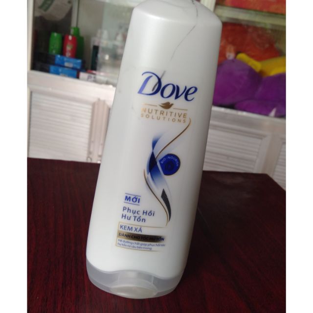 Kem Xả Dove Phục Hồi Hư Tổn 1 Phút Siêu Dưỡng 180Ml