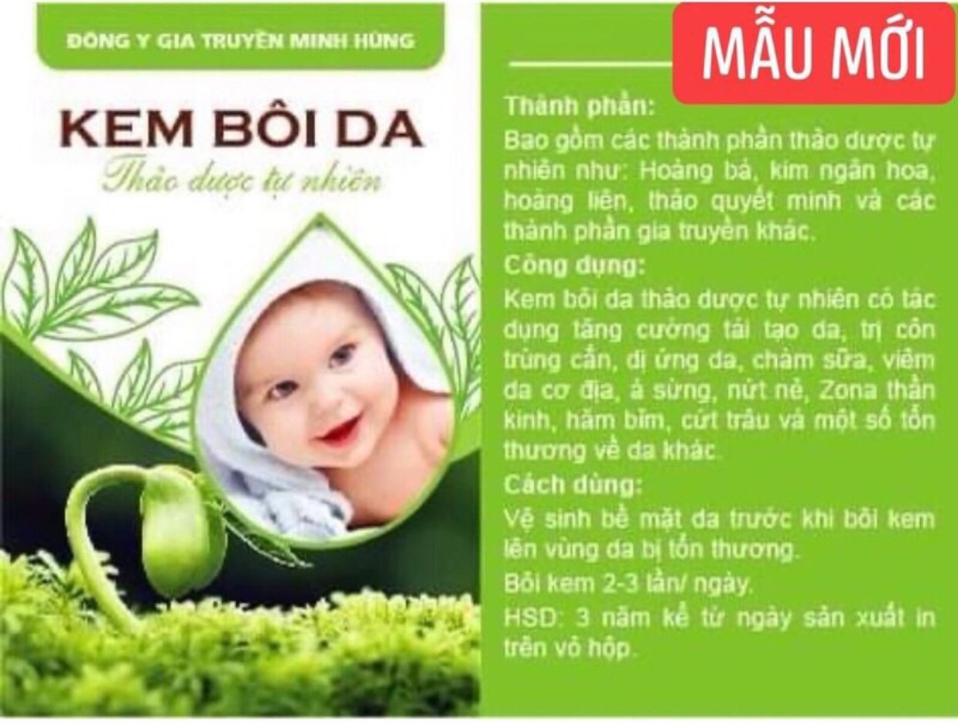 [Hcm]Kem Bôi Da Thảo Dược Minh Hùng