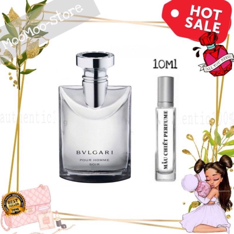 Hot Nước Hoa Nam Bvlgari Soir Pour Homme 5Ml/10Ml/20Ml