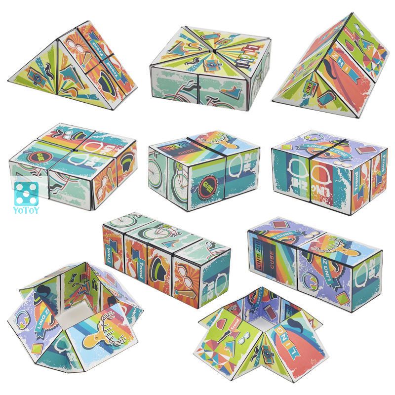 Khối Rubik Magic 3D không gian biến đổi độc đáo giúp giảm stress tăng cường trí nhớ