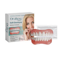 Bộ Răng Giả Tạo Nụ Cười Hoàn Hảo – Răng Thẩm Mỹ Linh Hoạt Thoải Mái – Miếng Dán Phủ Răng Silicon (Cho Hàm Trên & Dưới) – Dụng Cụ Làm Trắng Răng