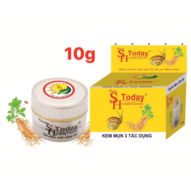 Sh Today Kem Mụn 3 Tác Dụng 10g