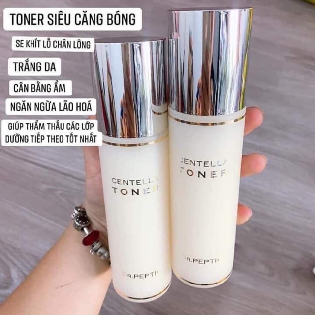 TONER CĂNG BÓNG DR.PEPTI + HÀN QUỐC 180ML