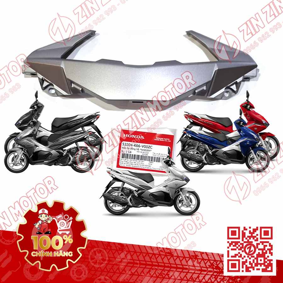 Dàn Áo AB 2016 Dàn Áo Xe Air Blade 125 2016 Trắng Bạc Phiên Bản Cao Cấp Chính Hãng Honda - ZZM