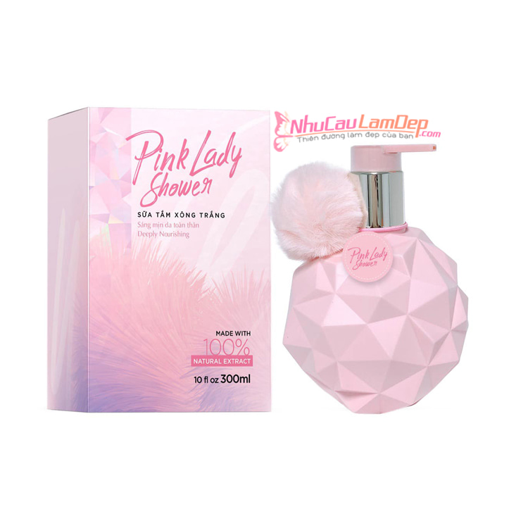 Sữa Tắm Xông Trắng Pink Lady Là Sữa Tắm Xông Trắng Thế Hệ Mới Giúp Làm Sáng Da Sử Dụng Hạt Massa Tẩy Tế Bào Chết Trên Da