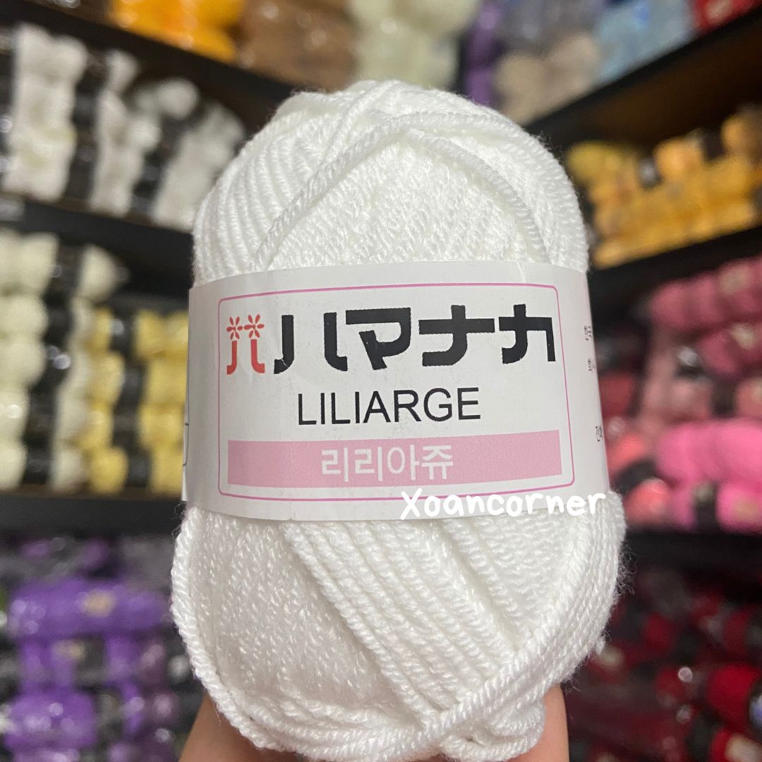 Len nhí Hàn Quốc | Len milk cotton Hàn 25gr