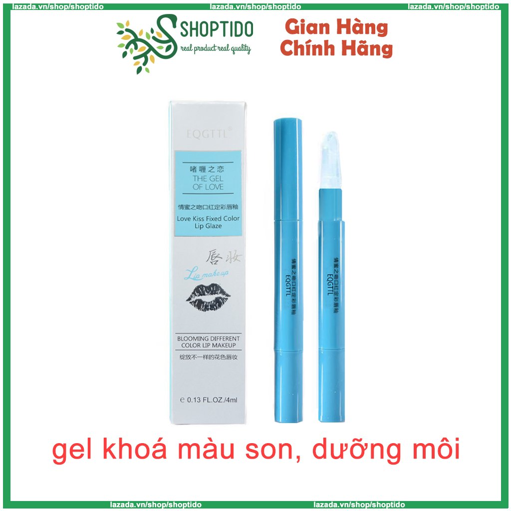 [Hcm]Gel Khóa Màu Son Giữ Và Bền Màu Eqgttl Lip Makeup The Gel Of Love 4Ml