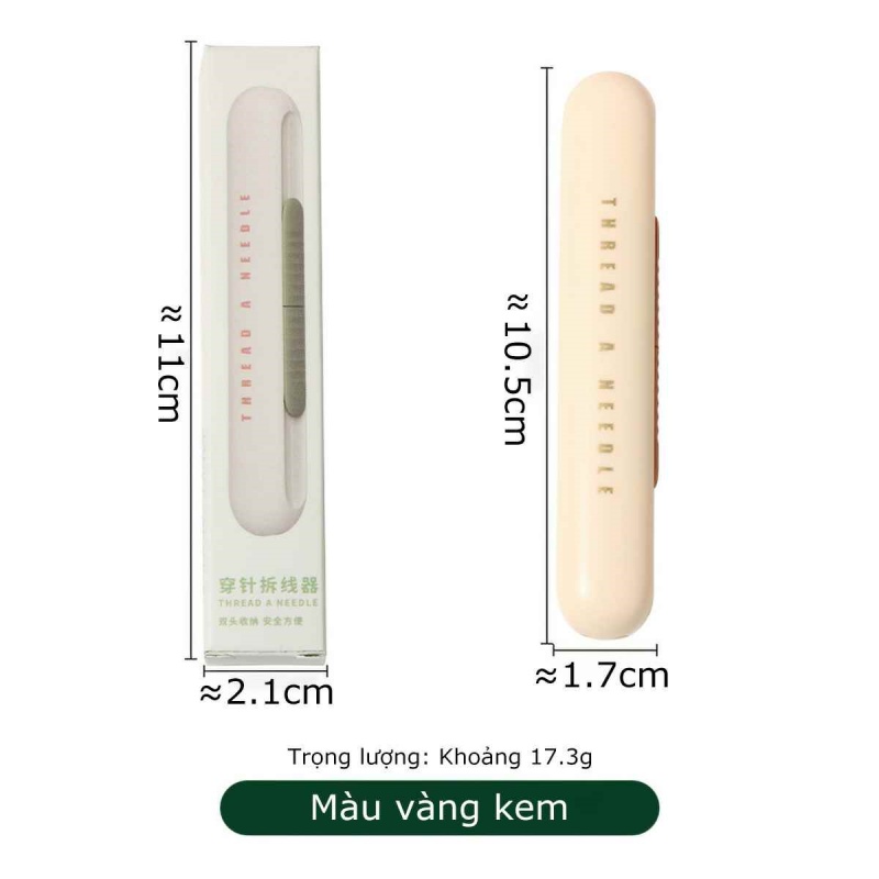 Dụng Cụ Xỏ Chỉ Kim Khâu Cắt Chỉ 2 Trong 1 Giao-HAUSE