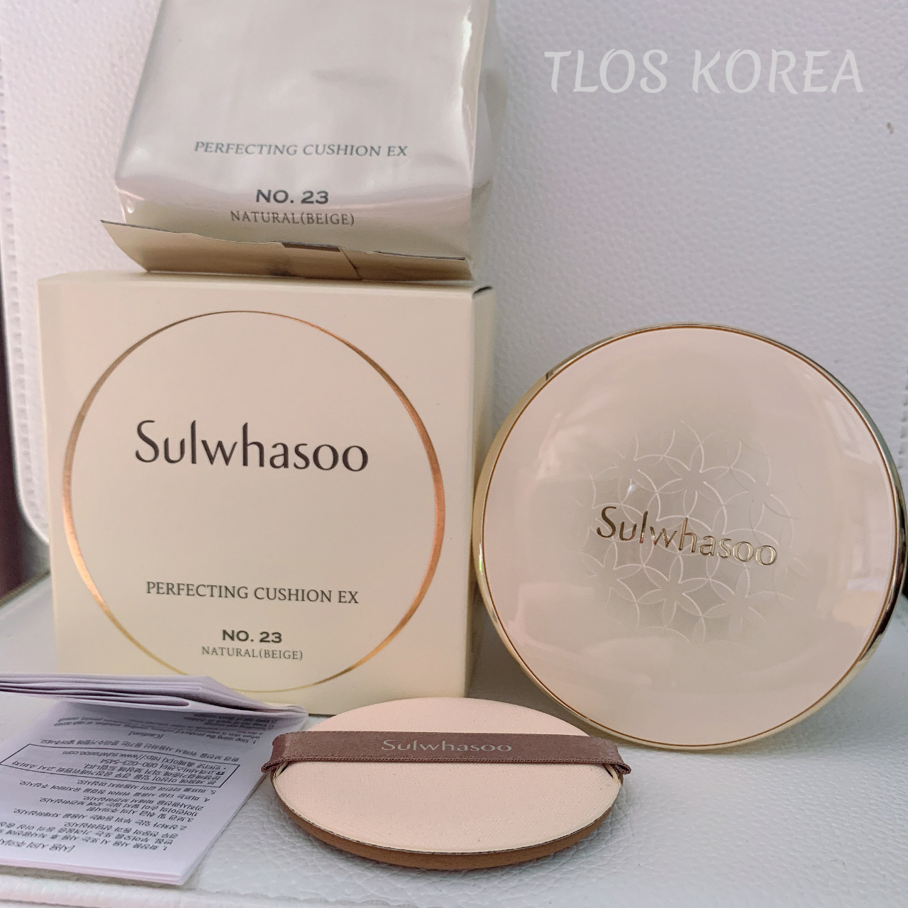 [Hcm][Da Khô Da Thường] Sulwhasoo Perfecting Cushion Ex Spf 50+/Pa+++ Phấn Trang Điểm Kiêm Dưỡng Lão Hóa Và Chống Nắng 1 Hộp+1 Lõi