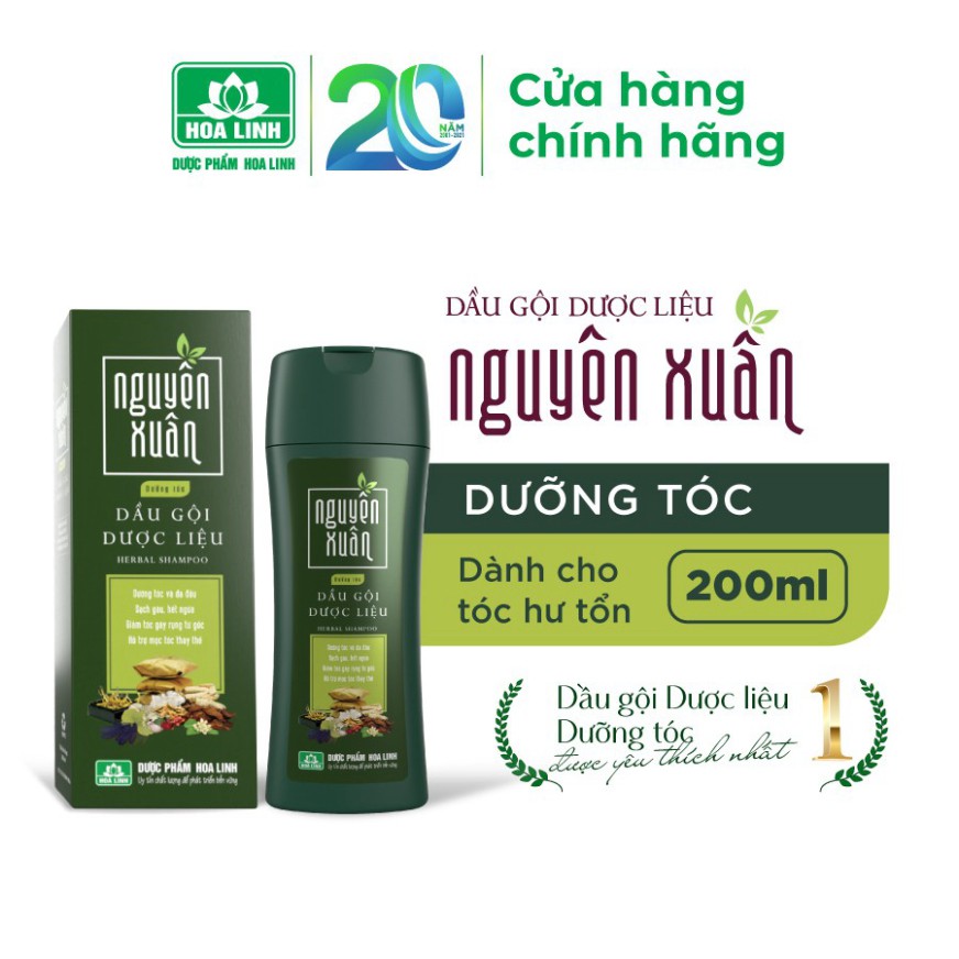 [Hcm]✔️Sale Khủng✔️ Dầu Gội .D.ư.ợ.c. Liệu Nguyên Xuân Xanh - Dưỡng Tóc (200Ml)