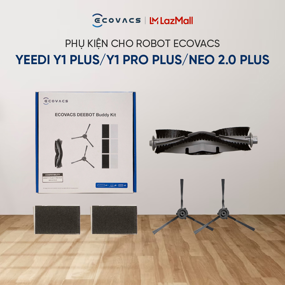 Bộ phụ kiện thay thế Ecovacs DKT061002 cho Deebot YEEDI Y1 PLUS/Y1 PRO PLUS/NEO 2.0 PLUS
