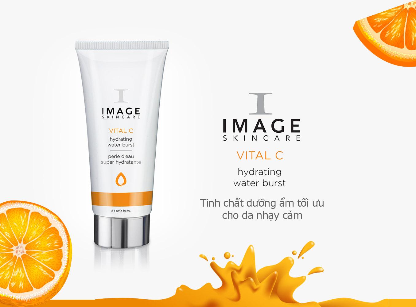 [Hàng Chính Hãng] Tinh Chất Dưỡng Ẩm Sáng Da Chống Lão Hóa Serum Khóa Nước Image Skincare Vital C Hydrating Water Burst