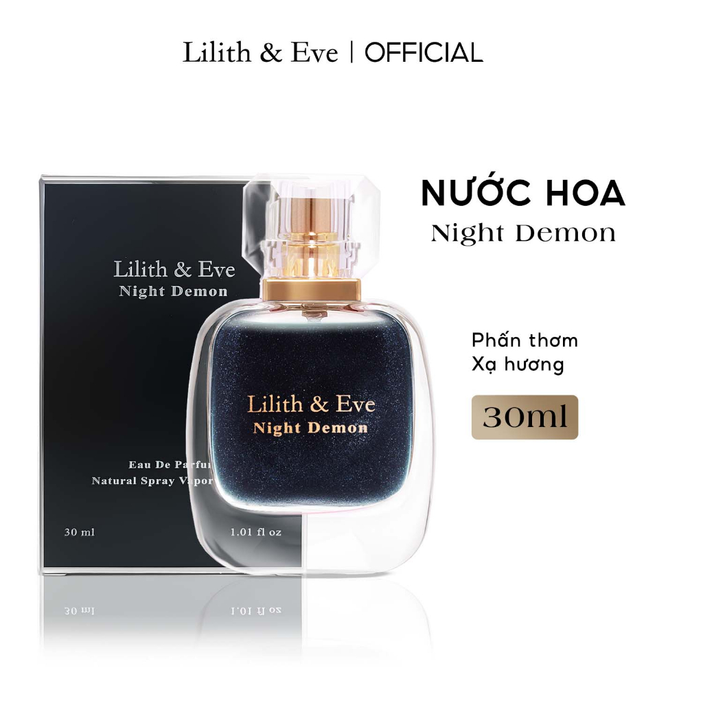 Tinh dầu nước hoa Lilith and Eve Night Demon Eau de Perfume 30ml Nước hoa nam nữ dạng xịt tiện lợi 6421