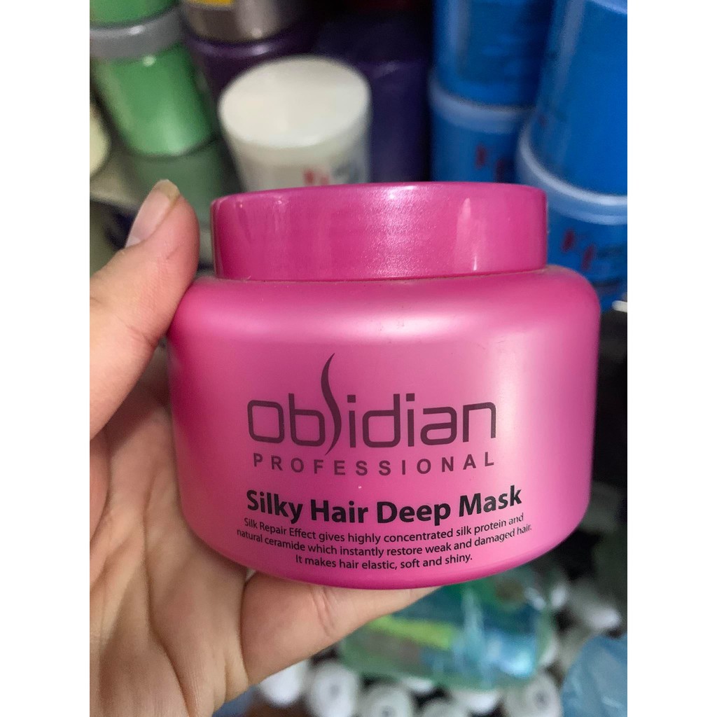 Hấp Dầu Obsidian Phục Hồi Tóc Khô Xơ Silk Hair Deep Mask 300Ml