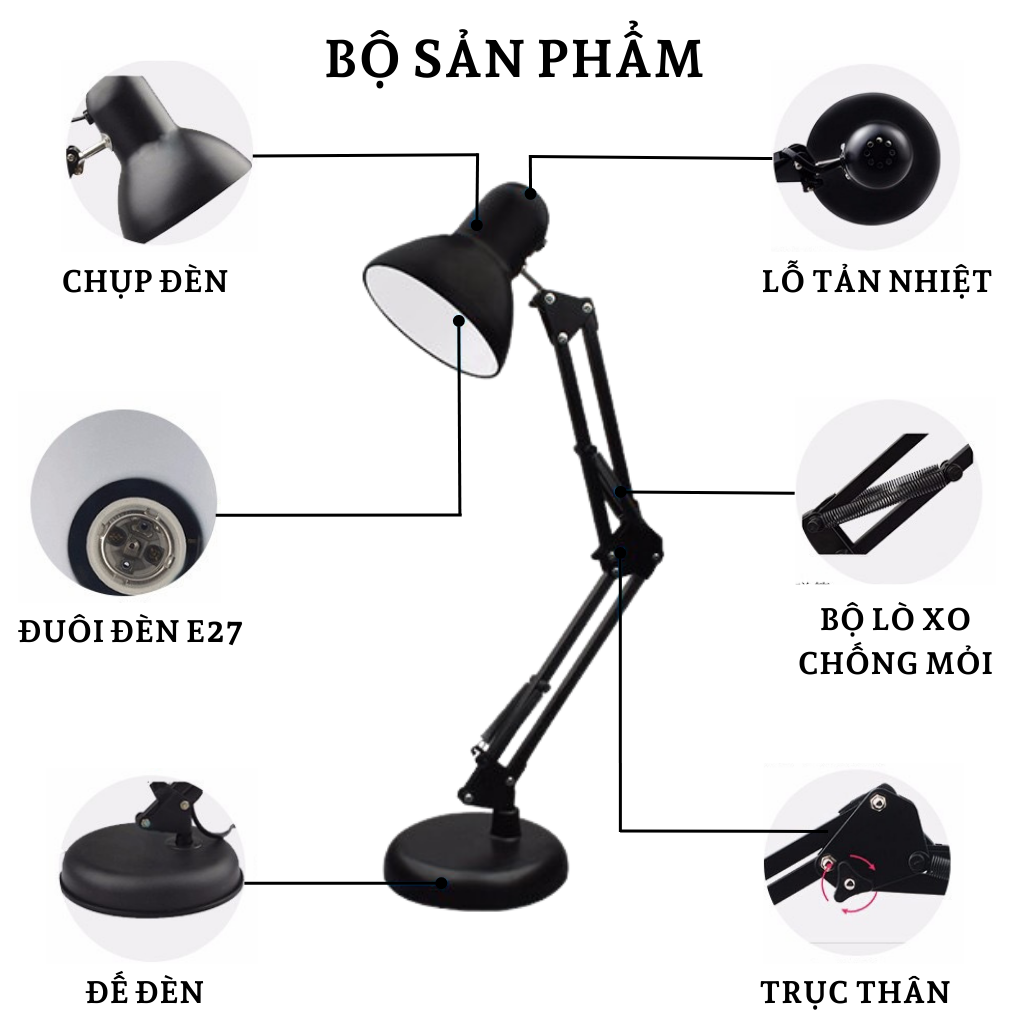 Đèn để bàn họcĐèn học tích điện đèn học chống cận WEIDASI WD-0672WD-6050 có 3 chế độ sáng đổi màugấp gọn nút bấm cảm ứng siêu nhạycó hộp đựng dụng cụ giá để điện thoại cắm trực tiếp và tích điện.HÀNG CHÍNH hÃNG