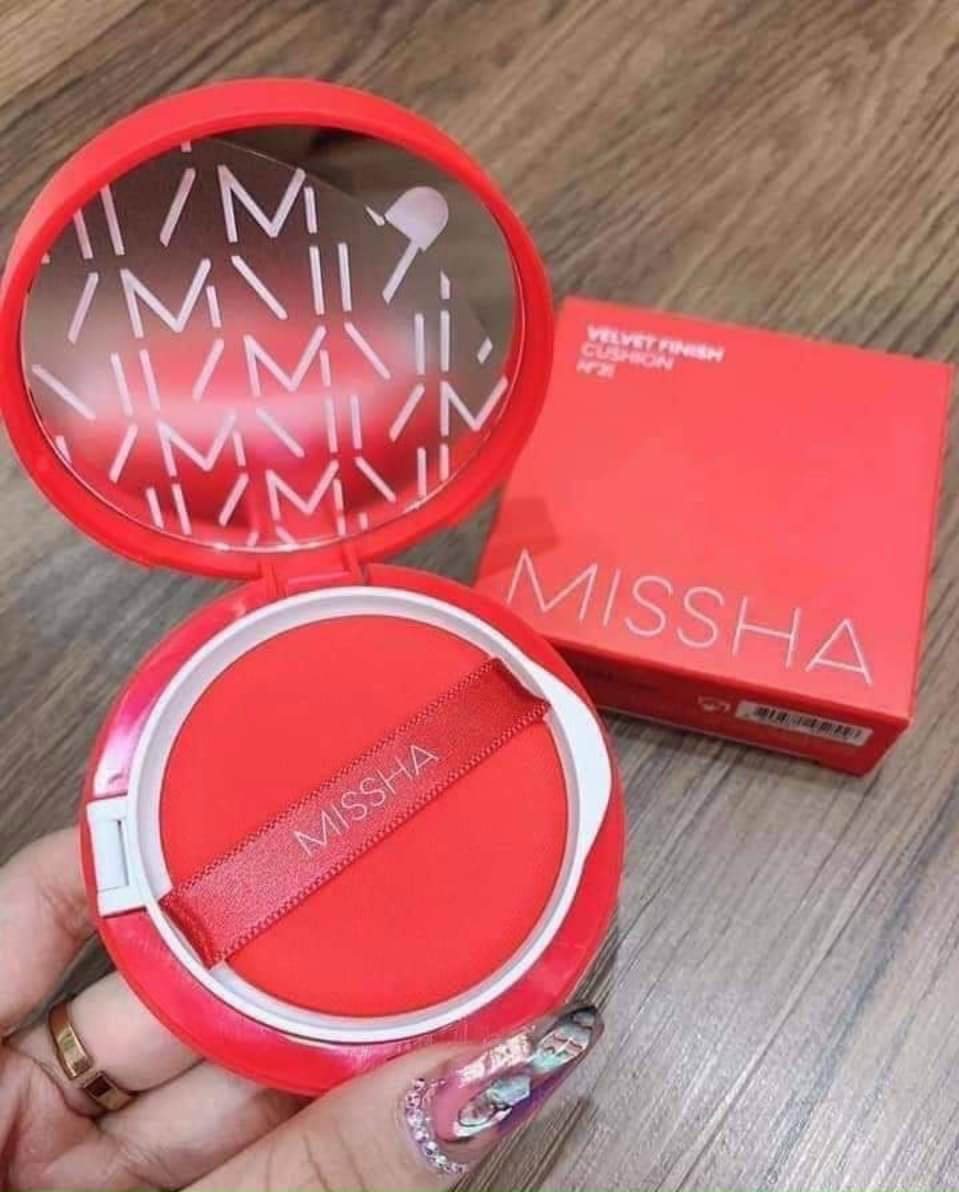 [HCM]Phấn Nước Mỏng Mịn Che Phủ Tốt Lâu Trôi Missha Velvet Finish Cushion SPF50+ PA+++ 15g