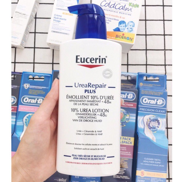 Kem Dưỡng Phục Hồi Da Eucerin Urearepair Plus 10% Urea Lotion