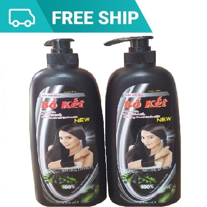 [HCM]COMBO 2 CHAI DẦU GỘI ĐẦU BỒ KẾT ĐEN GIÚP TÓC SUÔNG MƯỢT ÓNG Ả 950ML/CHAI – 2 CHAI BỒ KẾT SIÊU MƯỢT