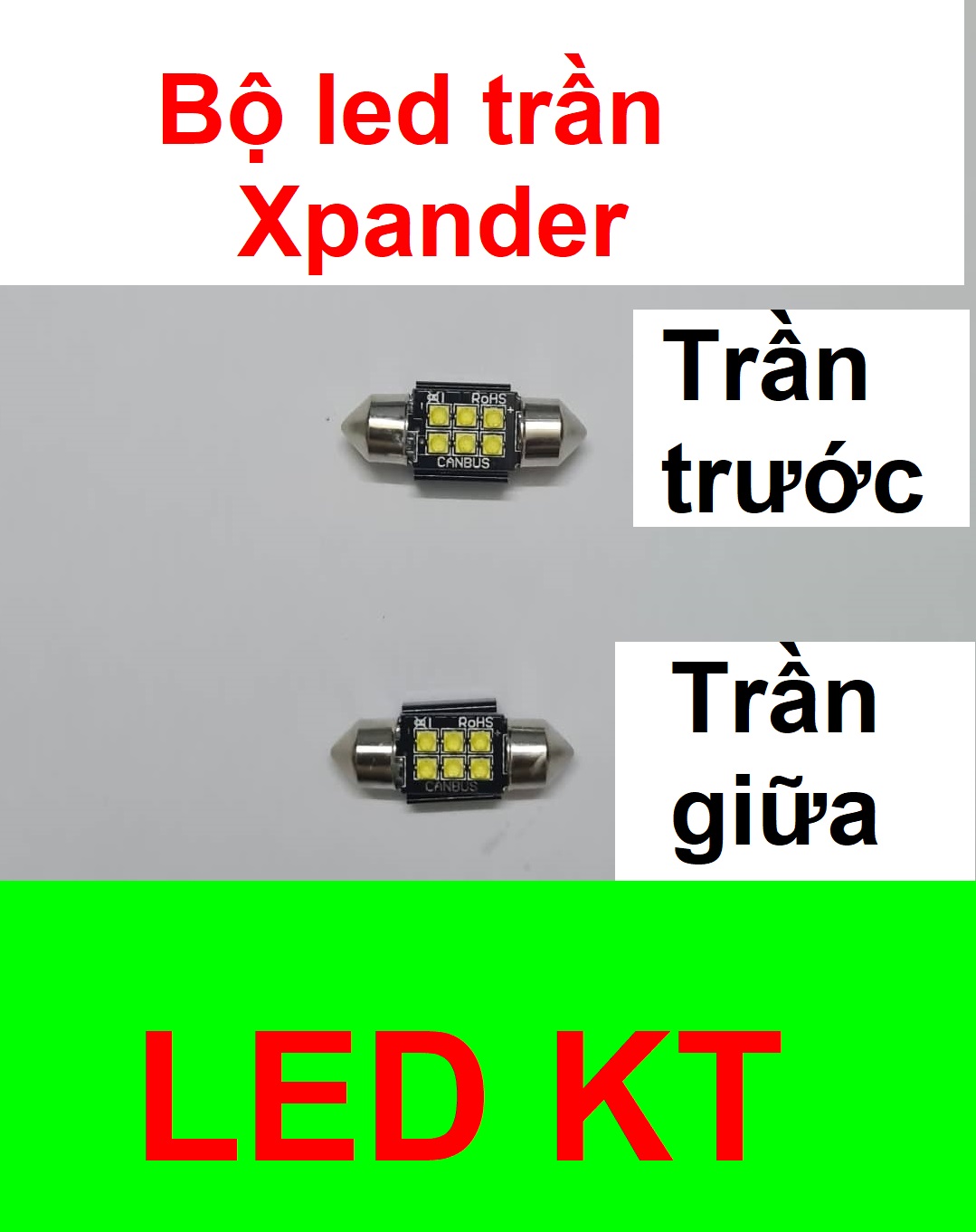 Bộ Led trần Mitsubishi Xpander 6 Cree led nội thất led trần xpander 2018-2023 đèn trần Xpander