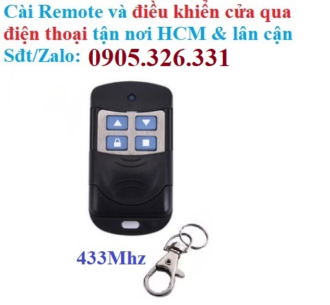 Remote 433  350 315 310 365 Mhz... Điều khiển cửa cuốn cuốn học lệnh mã gạt mã nhảy -Tay điều khiển 