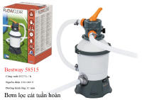 Bestway 58515 Máy bơm lọc cát tuần hoàn dành cho bể bơi công suất lọc 3028l /h tiêu chuẩn châu Âu (Bestway 58515) (20021111)