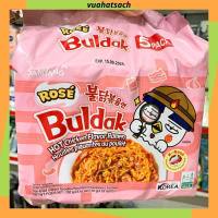 Lốc 5 gói mì Samyang Hàn Quốc đủ vị (cay truyền thống carbonara phô mai cream quattro habanero rose) - Hàng chính hãng Date mới Giao nhanh
