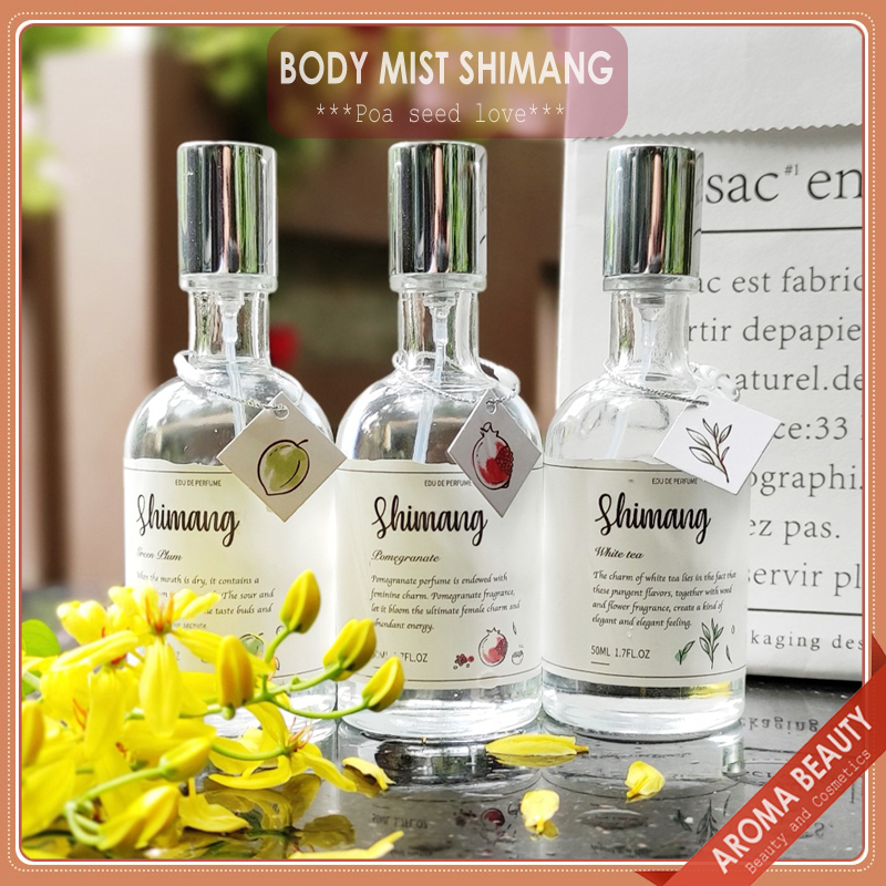 Nước Hoa Body Mist Shimang Poa Seed Love (Hạt Giống Tình Yêu) 50Ml Hương Thơm Thanh Mát Hàng Nội Địa Trung